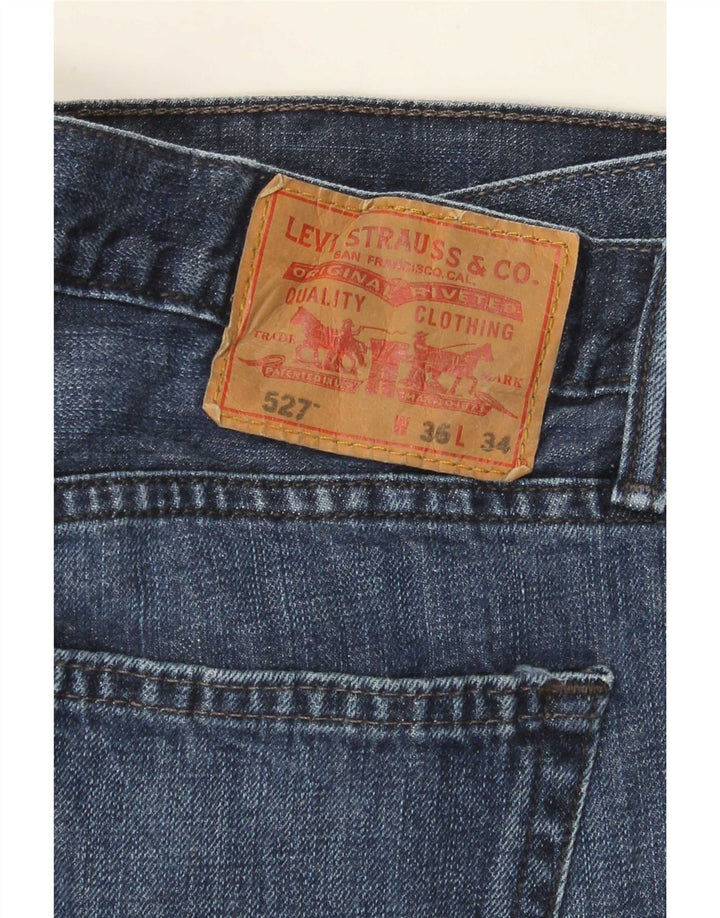 Jeans Levi's 527 Bootcut da donna W36 L34 Blu