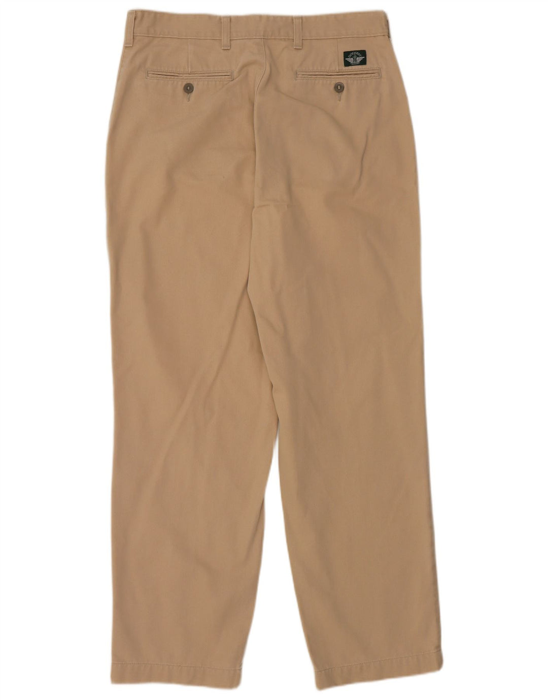 DOCKERS Mens Straight Chino Trousers W32 L30 Beige