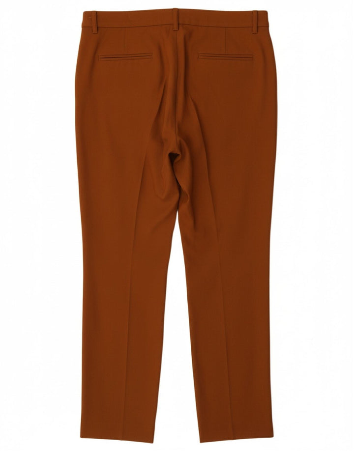 MASSIMO DUTTI Pantaloni chino slim da donna EU 40 Medio W30 L28 Marrone