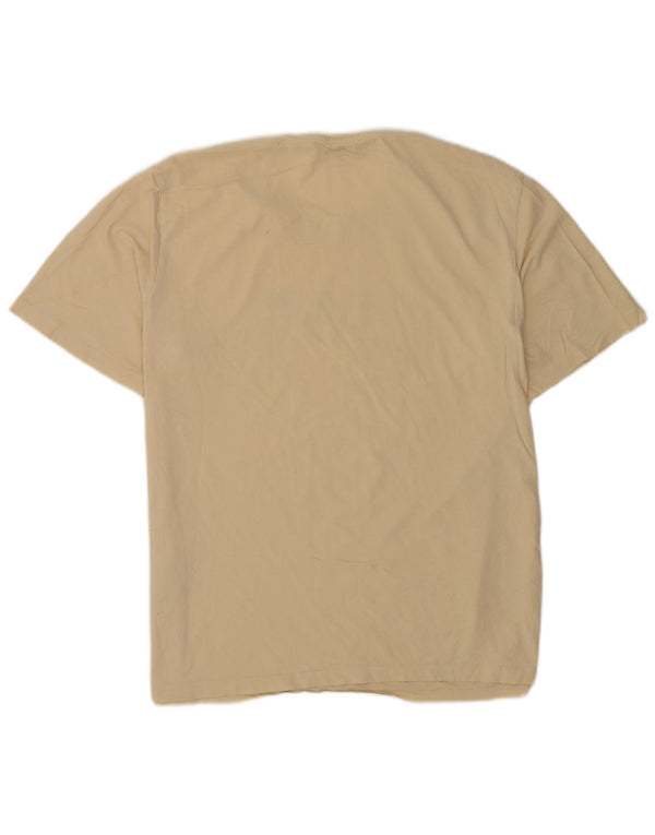 T-shirt grafica da uomo Jack & Jones Top XL in cotone beige