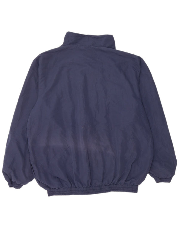 Giacca da ginnastica da uomo Fila 2XL Sport in poliestere a righe blu navy