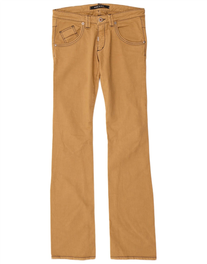 Pantaloni a vita bassa da donna Against My Killer IT 46 Large W32 L36 Beige