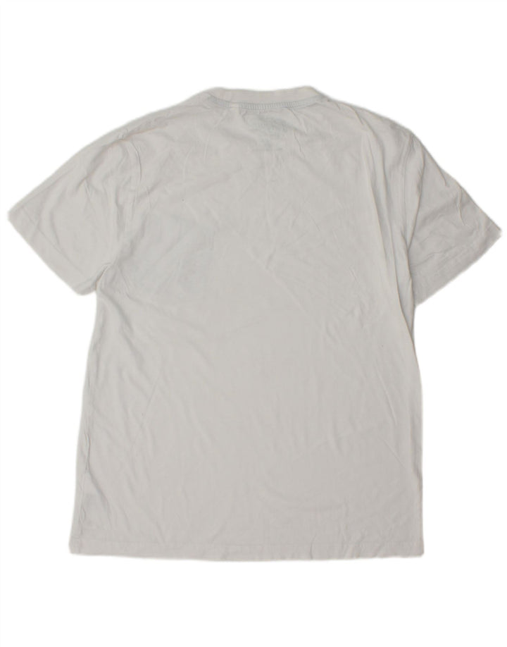 PINGUIN T-shirt da uomo Top grande in cotone maculato bianco