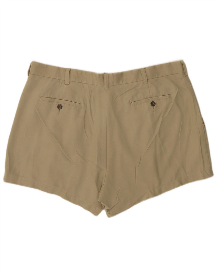 Pantaloncini chino da uomo Izod W38 XL poliestere beige