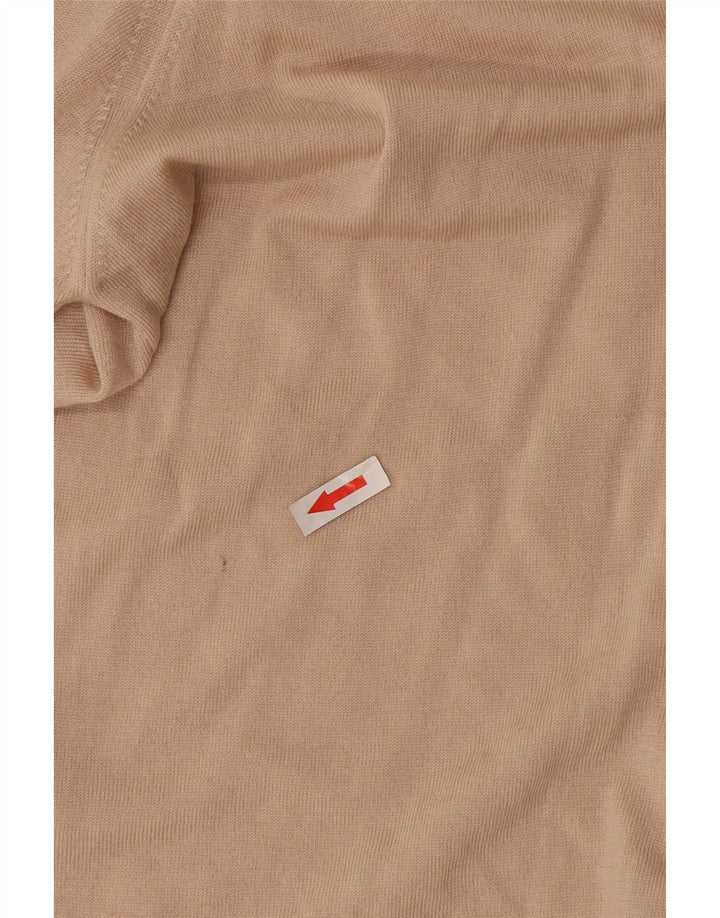 Maglione cardigan da donna Rohan UK 16 grande lana beige