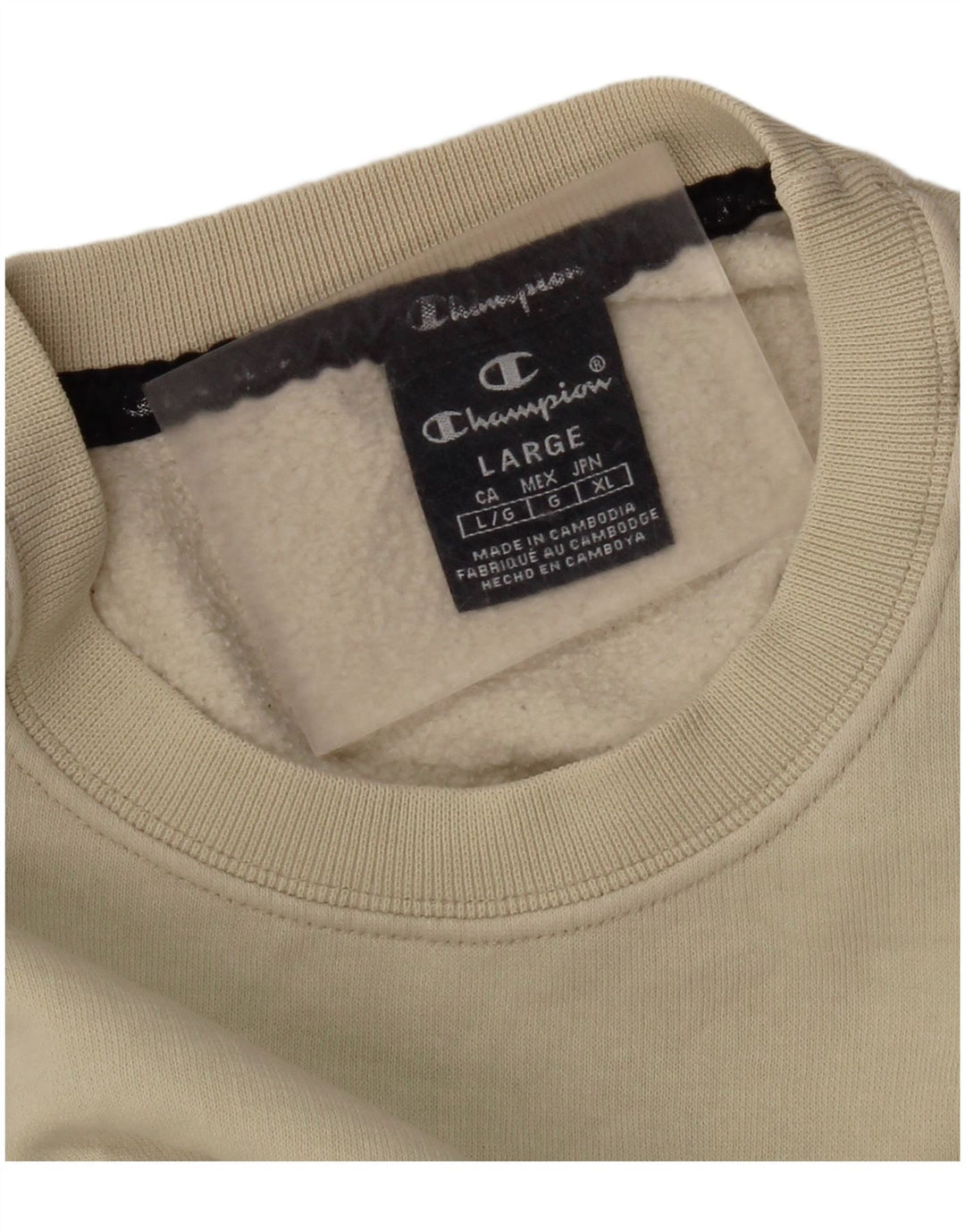 Felpa da uomo Champion Maglione grande beige
