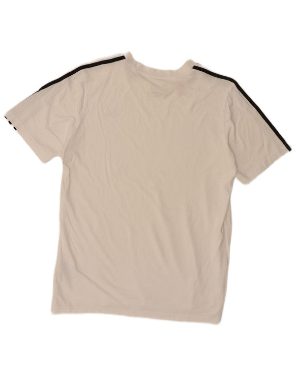 Maglietta Adidas Ragazzo Top 15-16 Anni Cotone Bianca