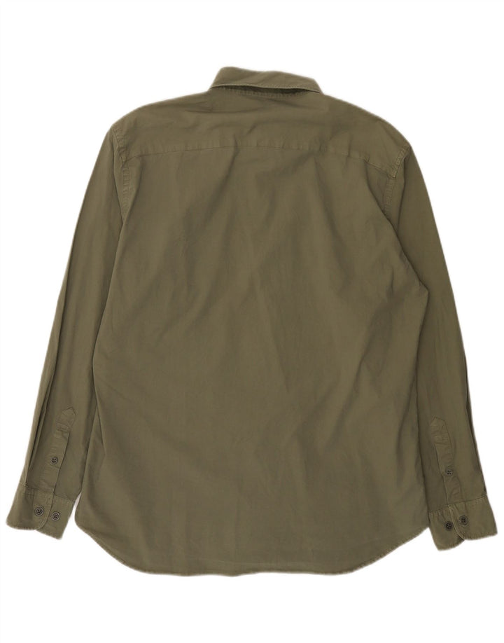 Camicia da uomo Avirex XL in cotone kaki