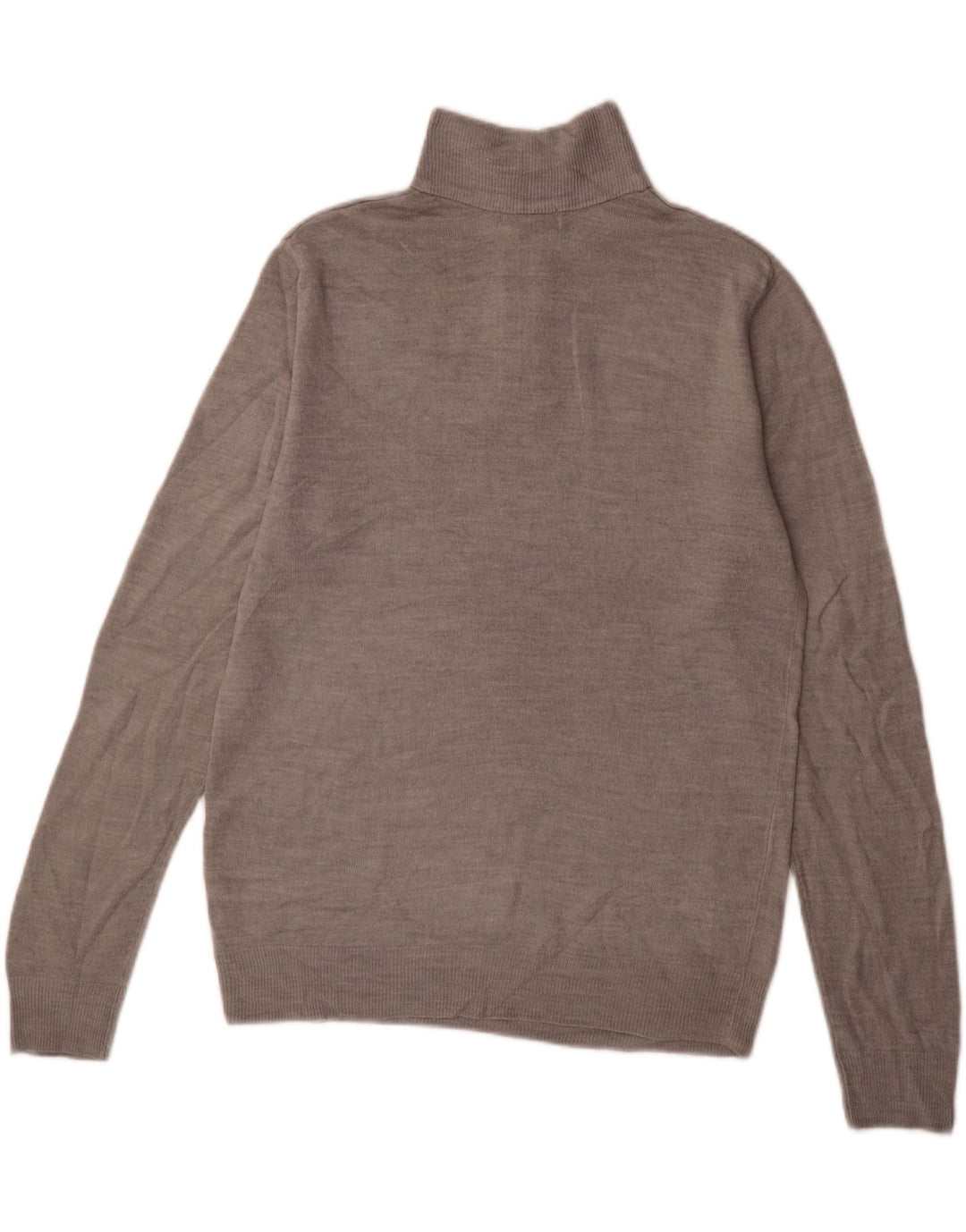 Maglione da uomo con zip e collo con zip French Connection, grande acrilico grigio