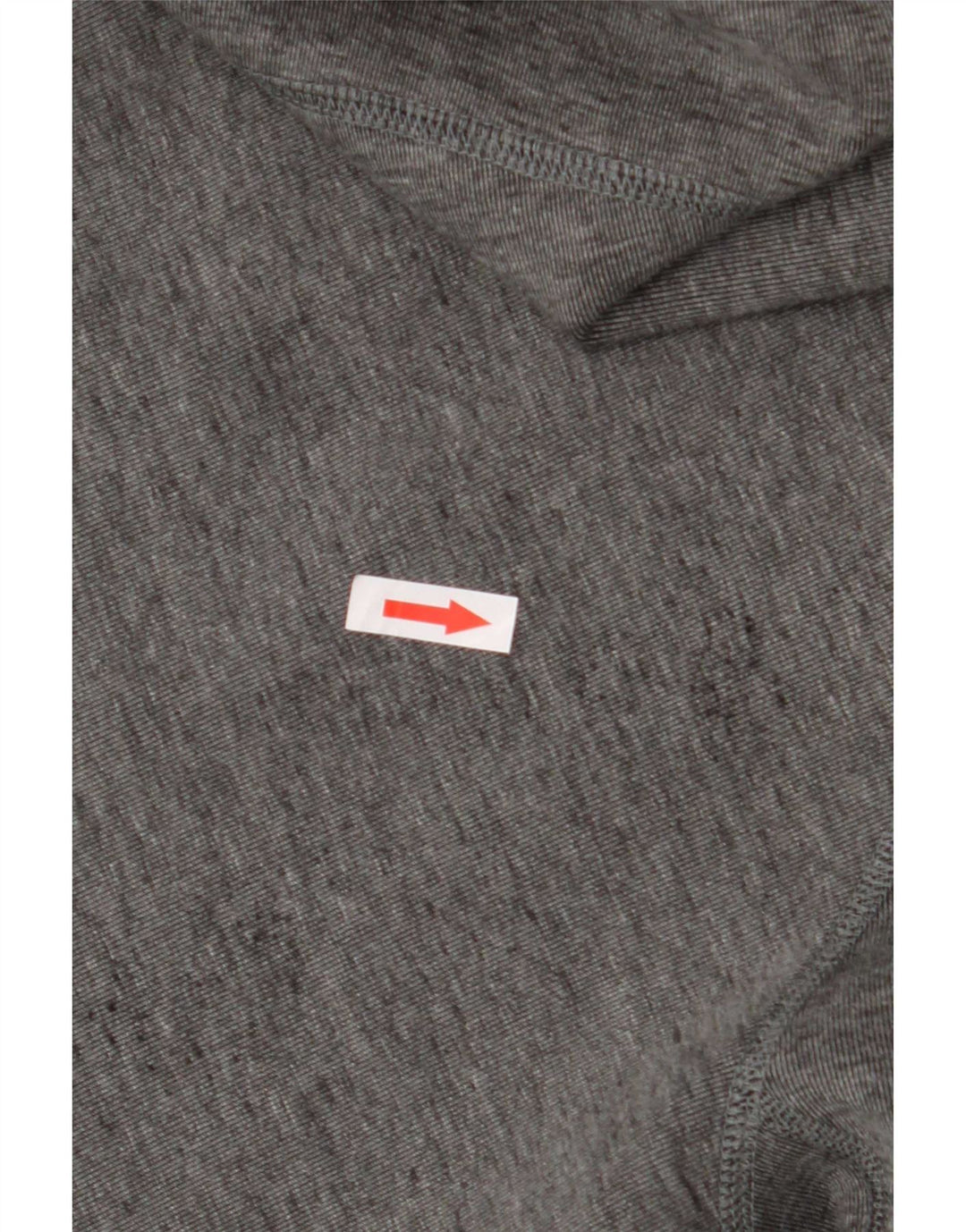 Felpa con cappuccio e zip Nike da uomo, grande, in cotone chiazzato grigio
