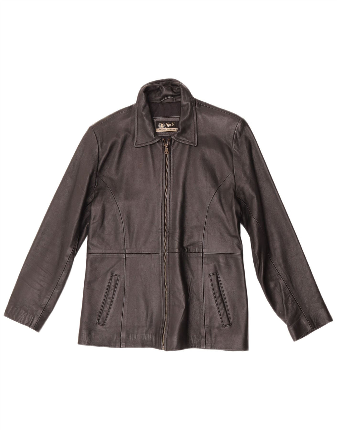 Giacca in pelle da donna Heeli UK 18 XL Pelle nera
