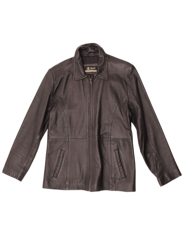 Giacca in pelle da donna Heeli UK 18 XL Pelle nera