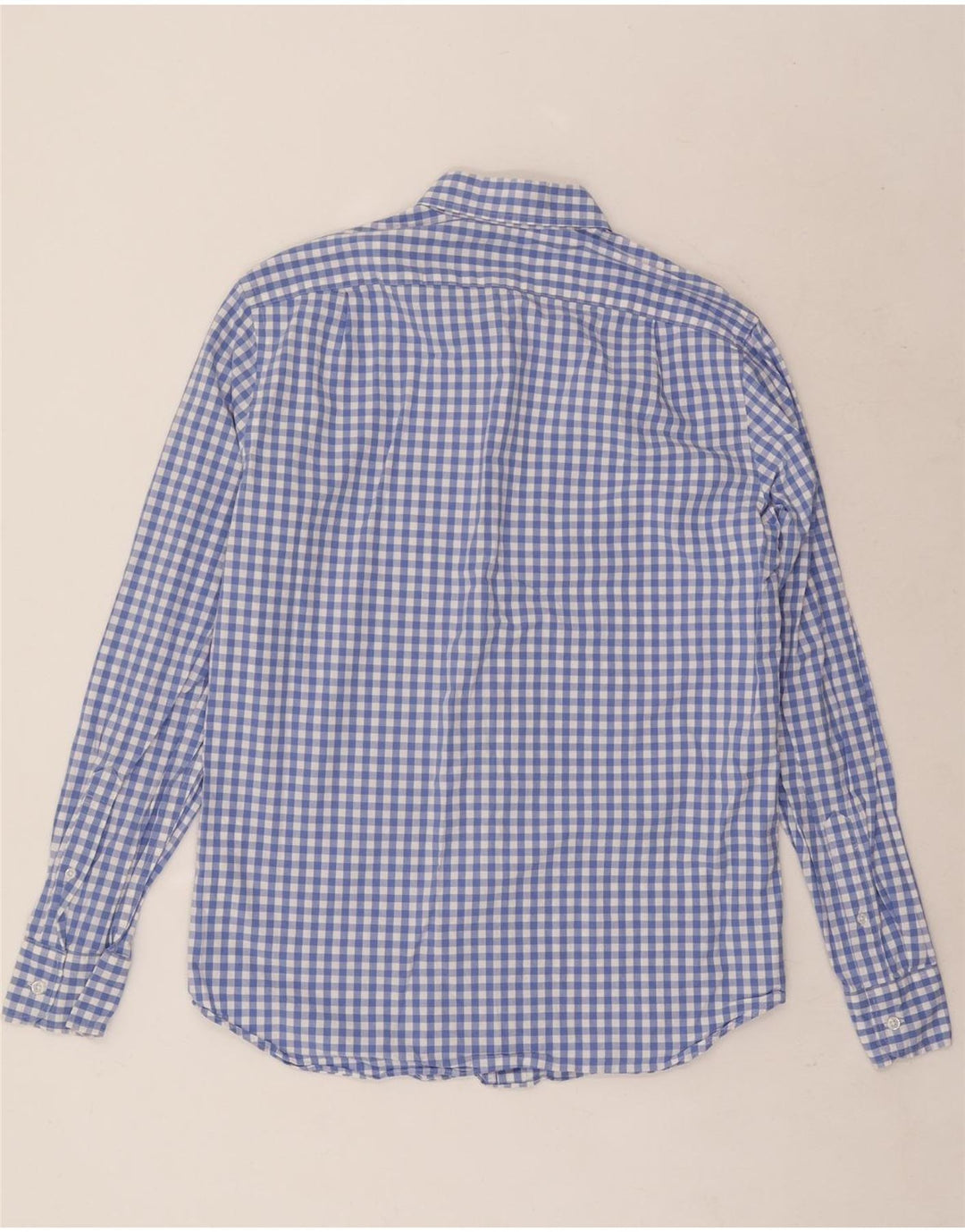 Camicia da uomo dal taglio classico J. Crew in cotone a quadretti blu medio