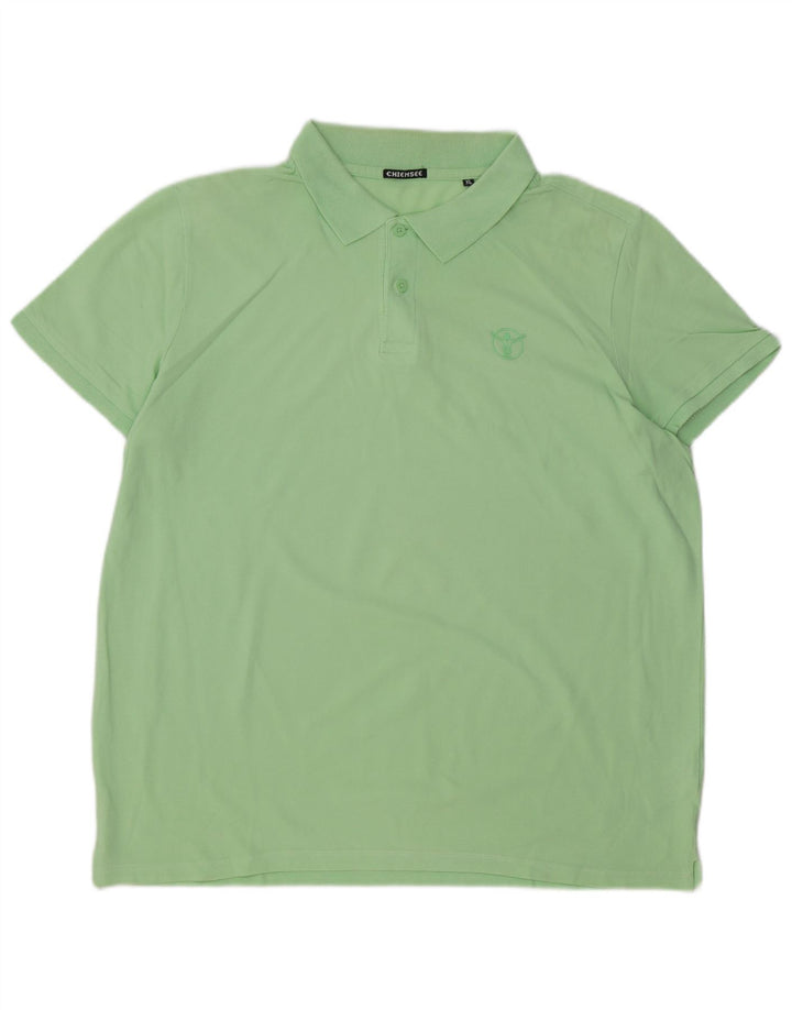 Polo da uomo CHIEMSEE XL in cotone verde