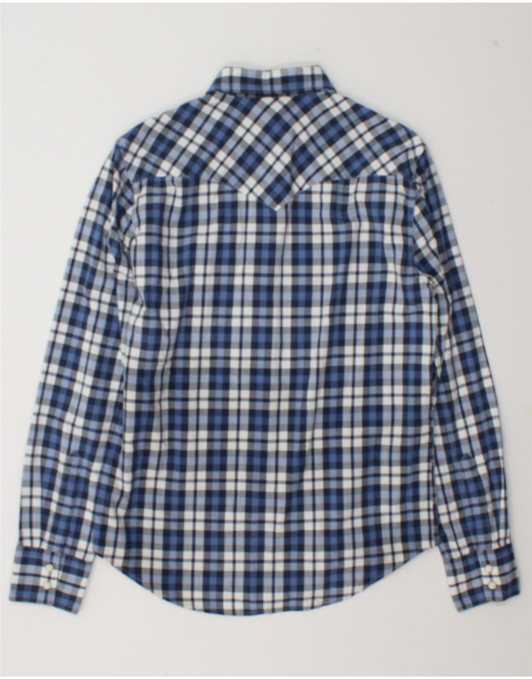 Camicia Levi's da uomo in cotone a quadri piccoli blu