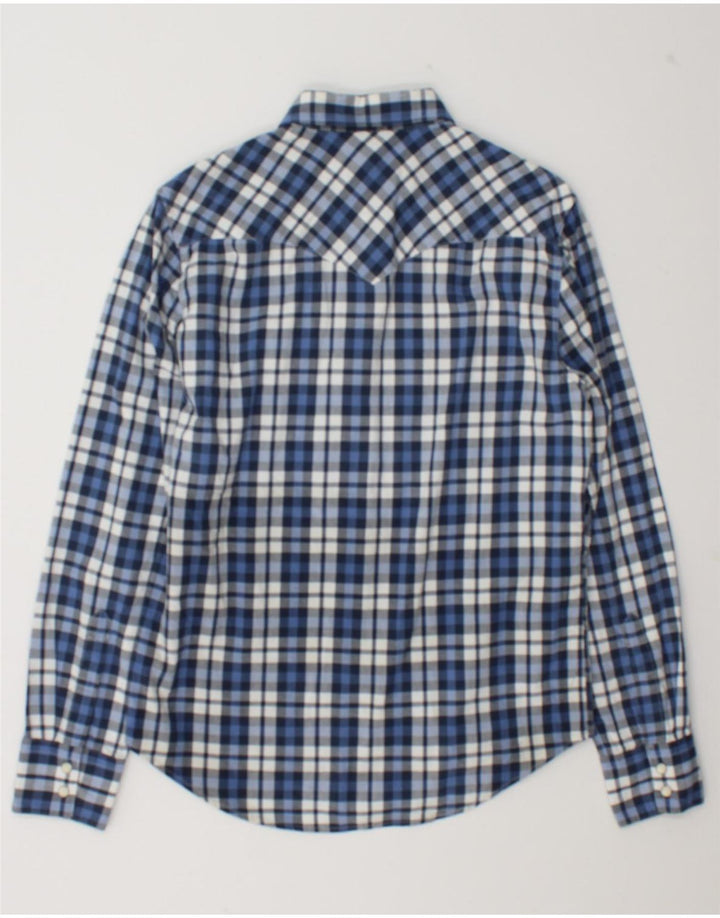 Camicia Levi's da uomo in cotone a quadri piccoli blu