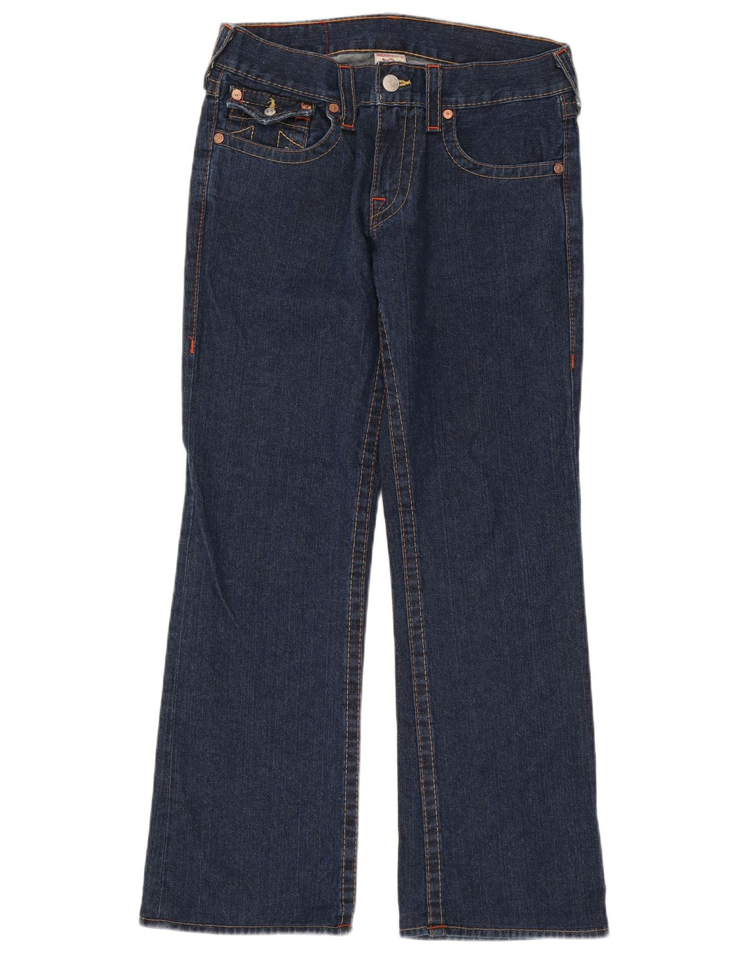 Jeans bootcut da donna True Religion W31 L32 cotone blu