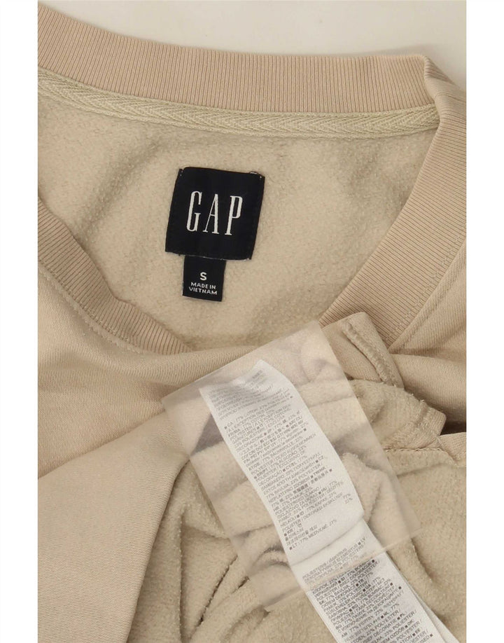 Gap, felpa oversize da donna, maglione, UK 10, piccola, cotone beige