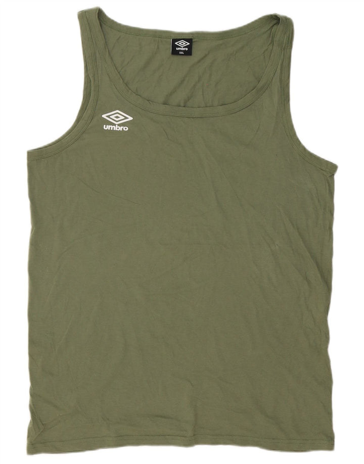 Canotta da uomo Umbro 2XL Cachi