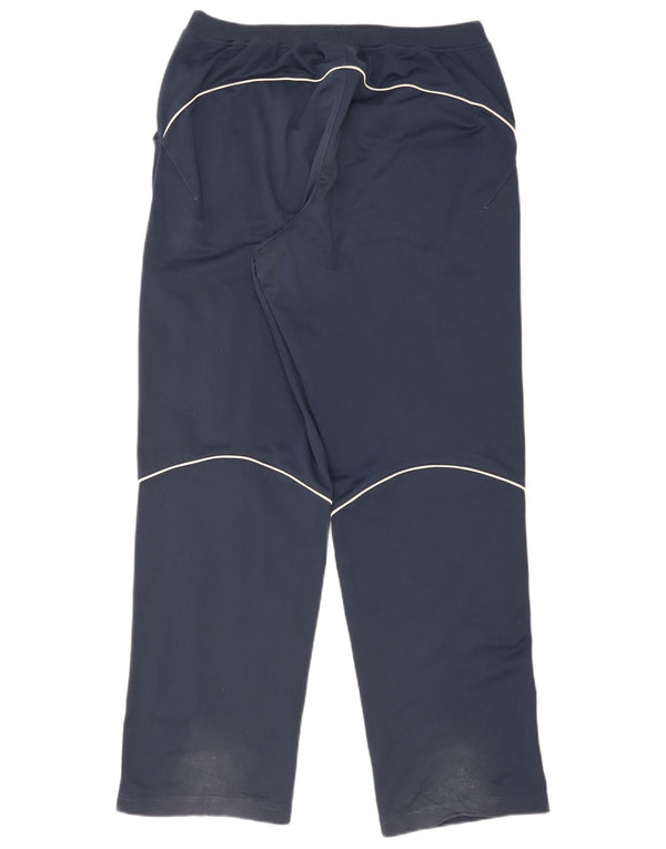 Pantaloni da tuta da uomo Reebok Large in poliestere blu navy