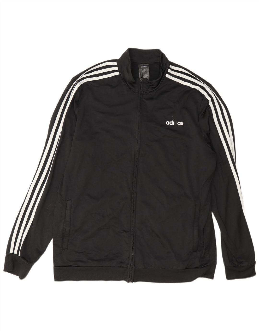 Giacca da ginnastica da uomo Adidas XL nera in poliestere