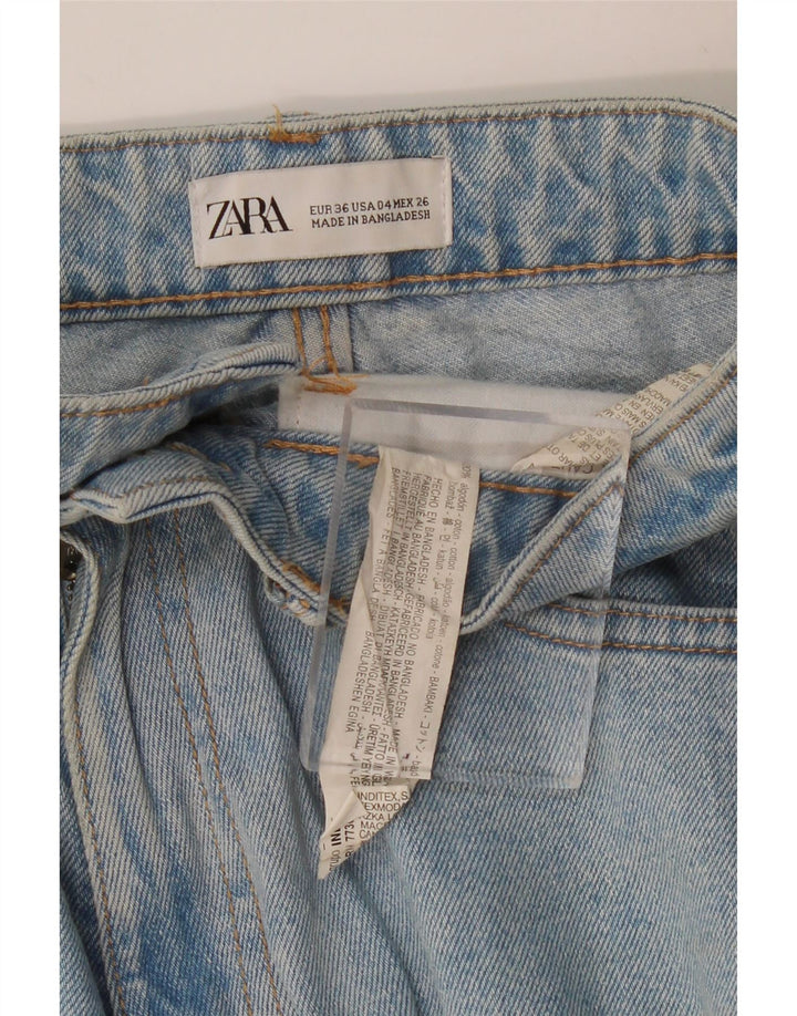 Jeans affusolati da donna Zara EU 36 XS W26 L27 Cotone blu