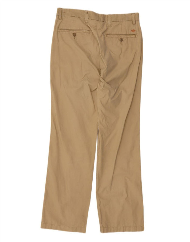Pantaloni chino dritti da uomo Dockers W31 L32 in cotone beige