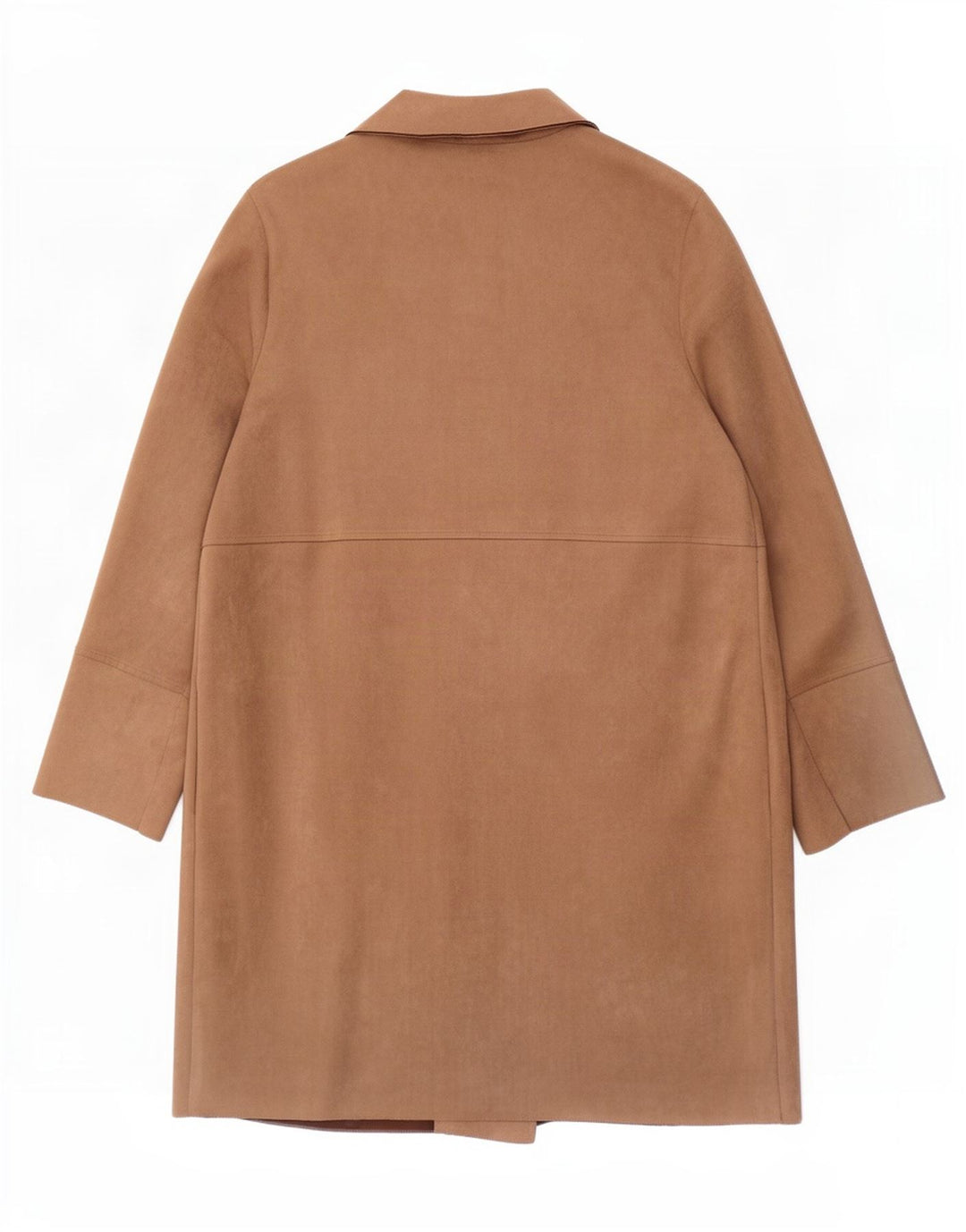 Soprabito aperto da donna Zara UK 18 XL poliestere marrone