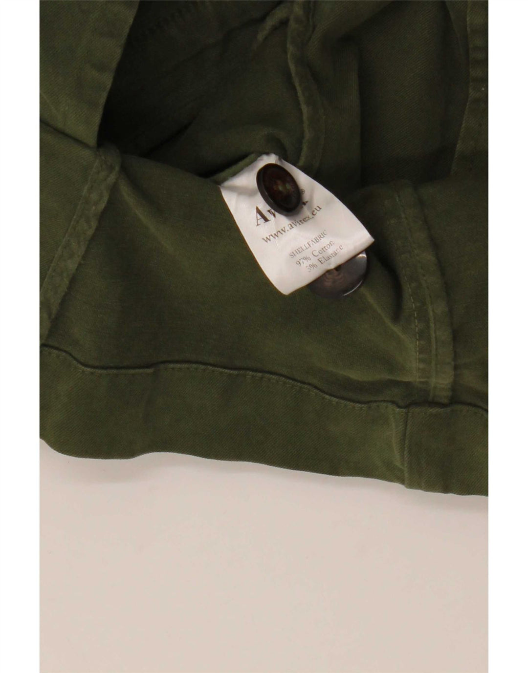 Giacca blazer da donna a 4 bottoni Avirex UK 6 XS verde cotone