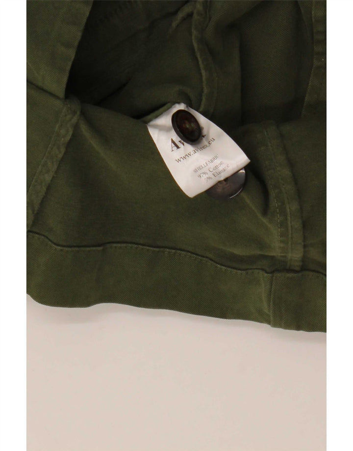 Giacca blazer da donna a 4 bottoni Avirex UK 6 XS verde cotone