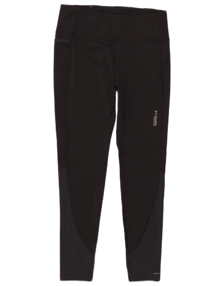 Leggings Columbia da donna in titanio UK 14 grande poliestere nero