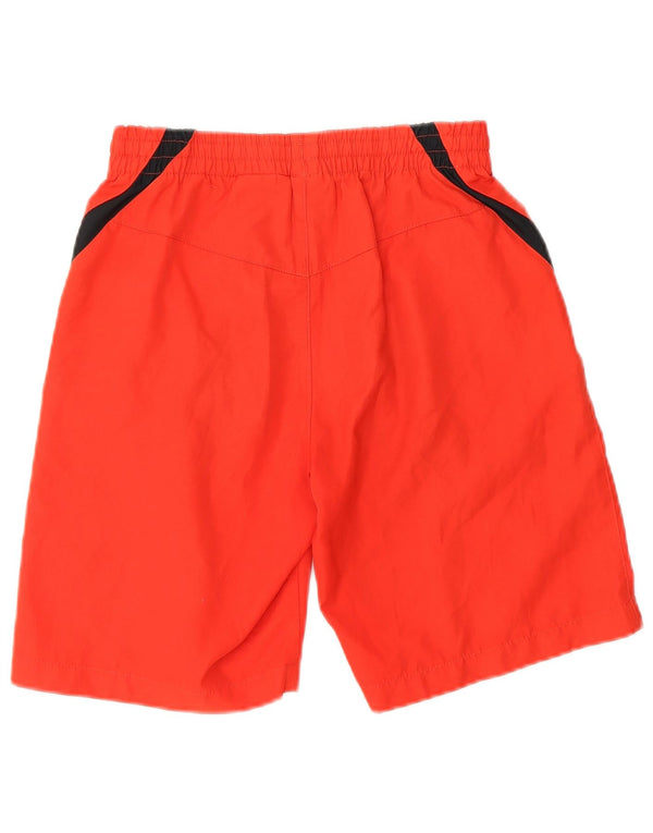 Pantaloncini sportivi NIKE da ragazzo 8-9 anni Small Rosso Colourblock in poliestere