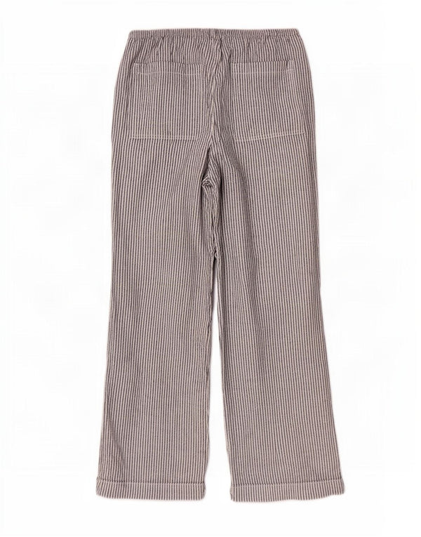 Pantaloni casual a vita alta da donna Marks & Spencer UK 16 Large W32 L26 Grigio