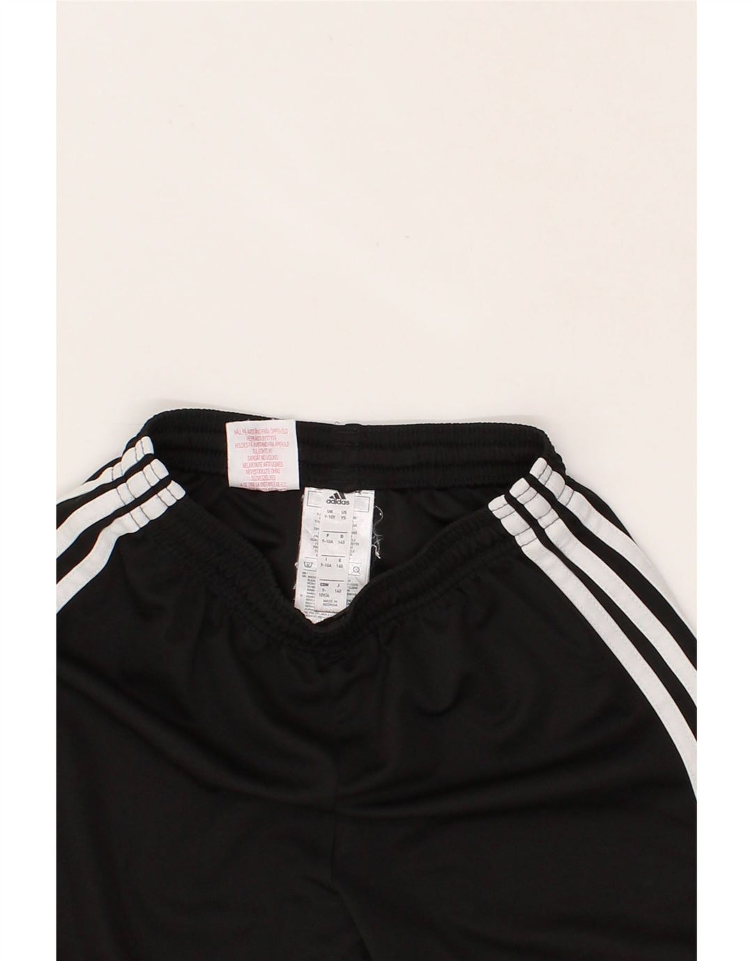 ADIDAS Boys Aeroready Sport Shorts 9-10 Years  Black Polyester Vintage Adidas and Second-Hand Adidas from Messina Hembry 