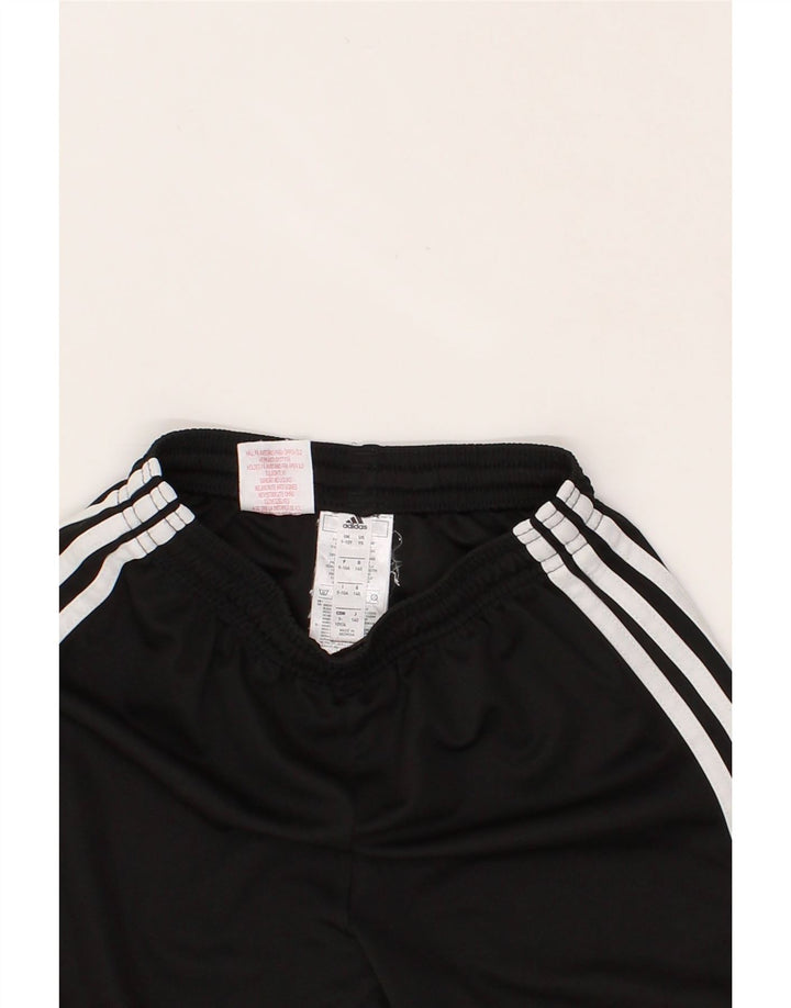 ADIDAS Boys Aeroready Sport Shorts 9-10 Years  Black Polyester Vintage Adidas and Second-Hand Adidas from Messina Hembry 
