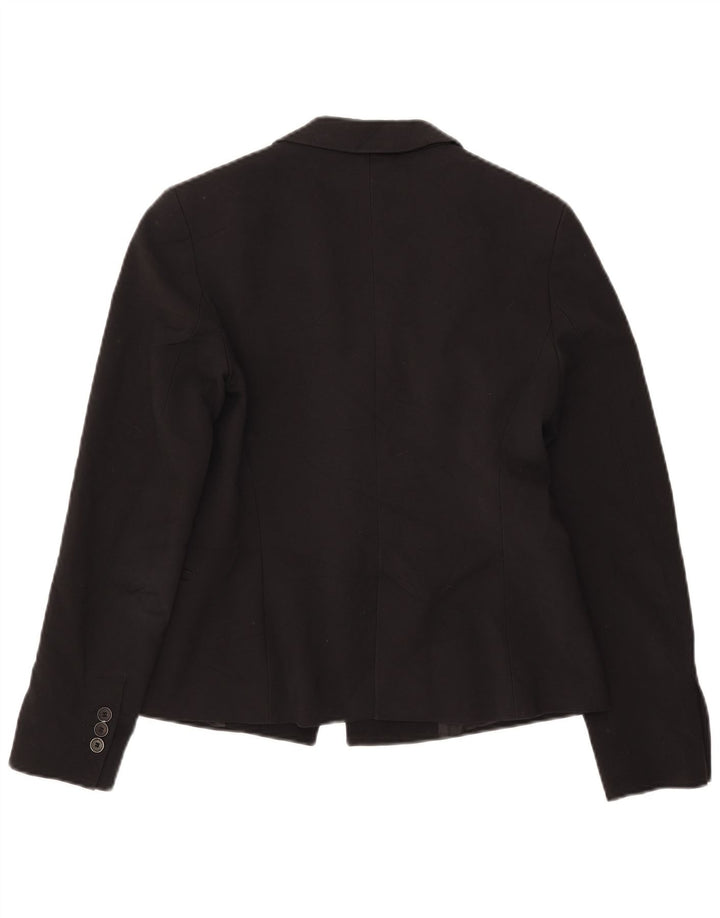 Giacca blazer a 1 bottone da donna Zara UK 12 media nera
