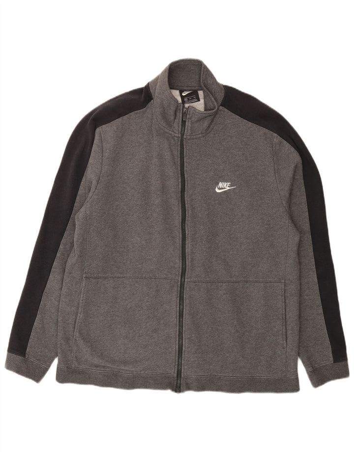 Giacca superiore della tuta da uomo Nike 2XL cotone grigio