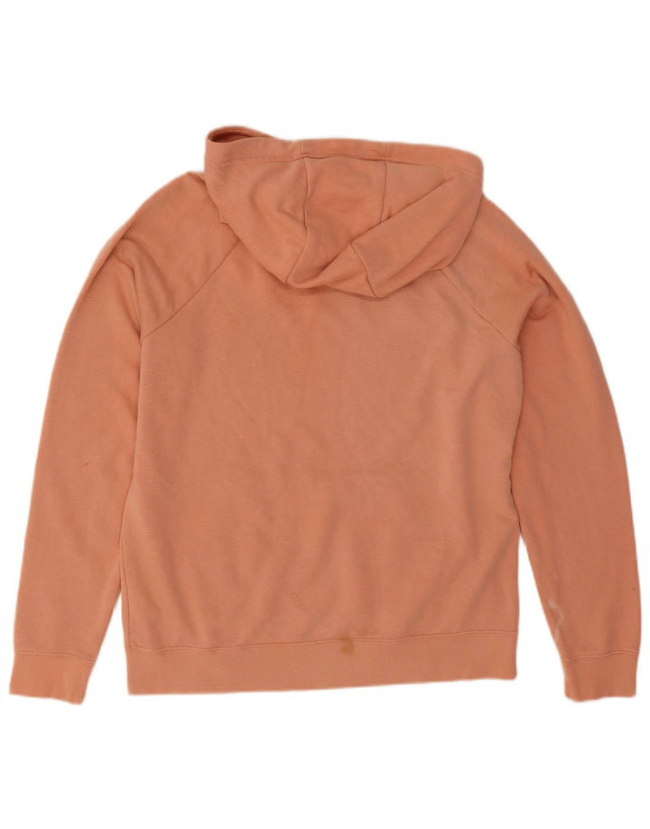 Felpa con cappuccio oversize da donna Nike UK 14 cotone rosa medio