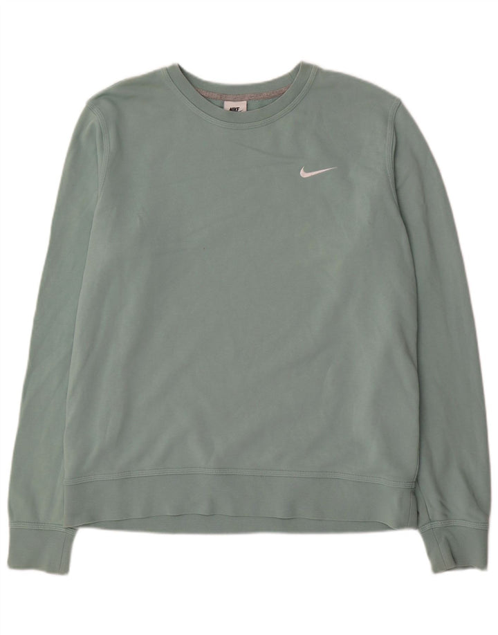 NIKE Felpa da uomo Maglione grande in cotone blu