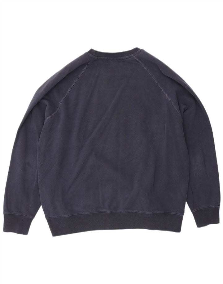 Roy Rogers Felpa grafica da uomo Maglione grande cotone blu navy