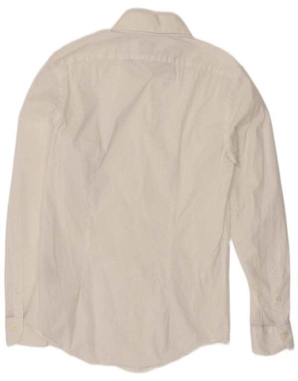 Camicia Reiss Slim Fit da uomo piccola in cotone bianco