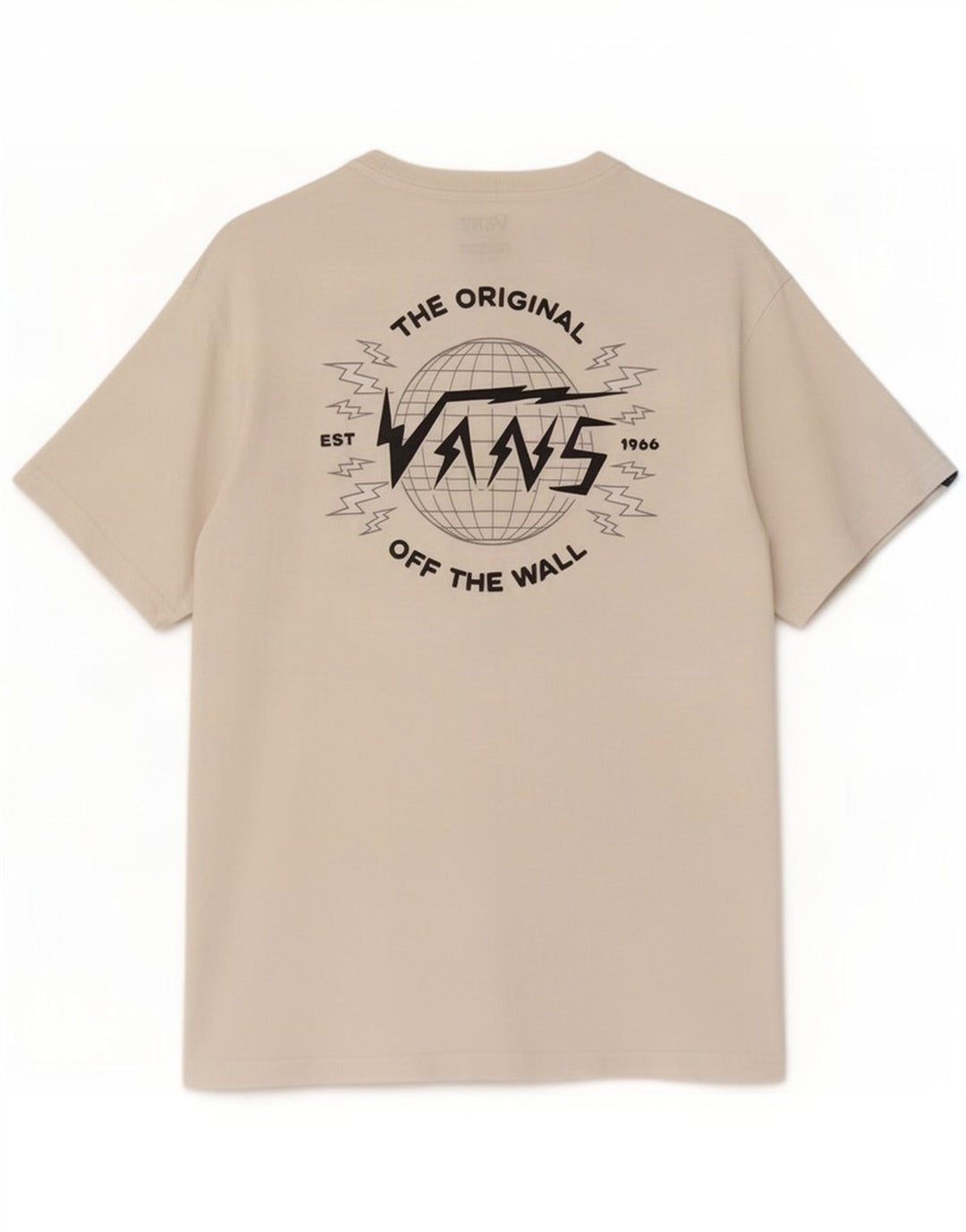 T-shirt grafica da uomo con vestibilità classica Vans, cotone bianco medio