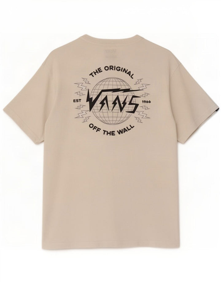 T-shirt grafica da uomo con vestibilità classica Vans, cotone bianco medio