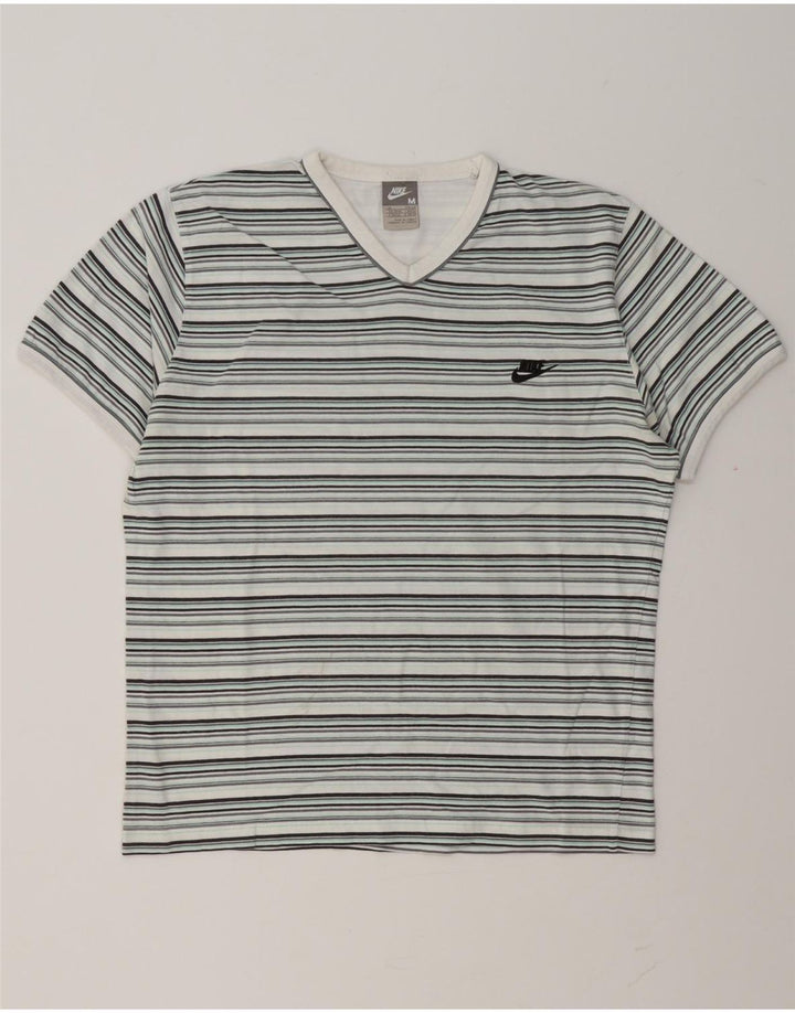 T-shirt da uomo Nike Top a righe multicolori medie