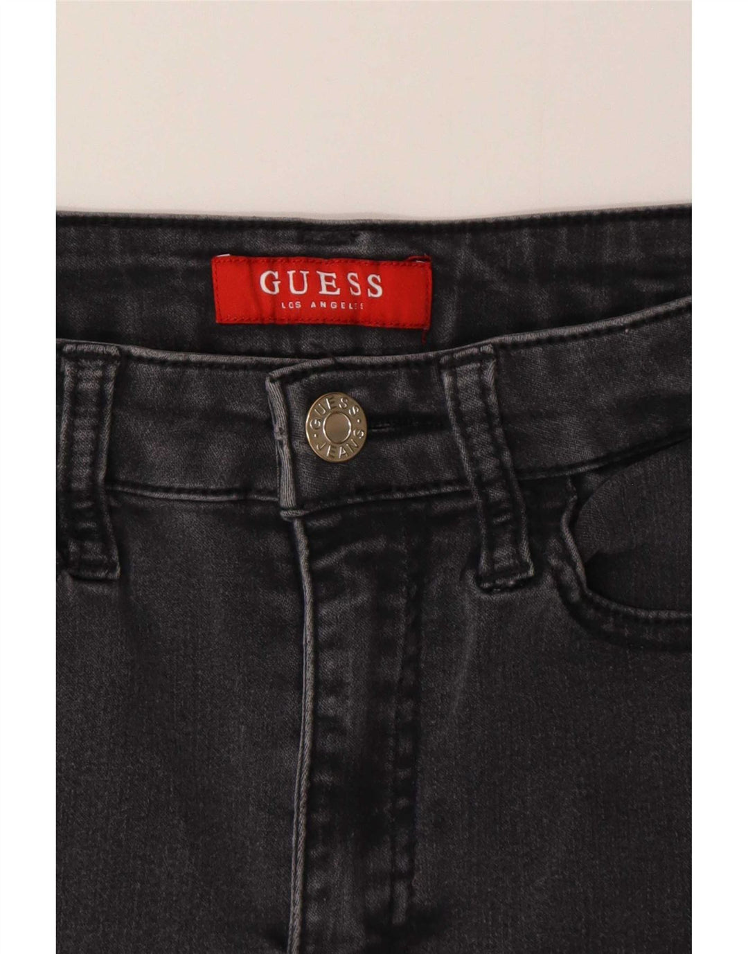 Jeans skinny da donna Guess W28 L25 cotone grigio