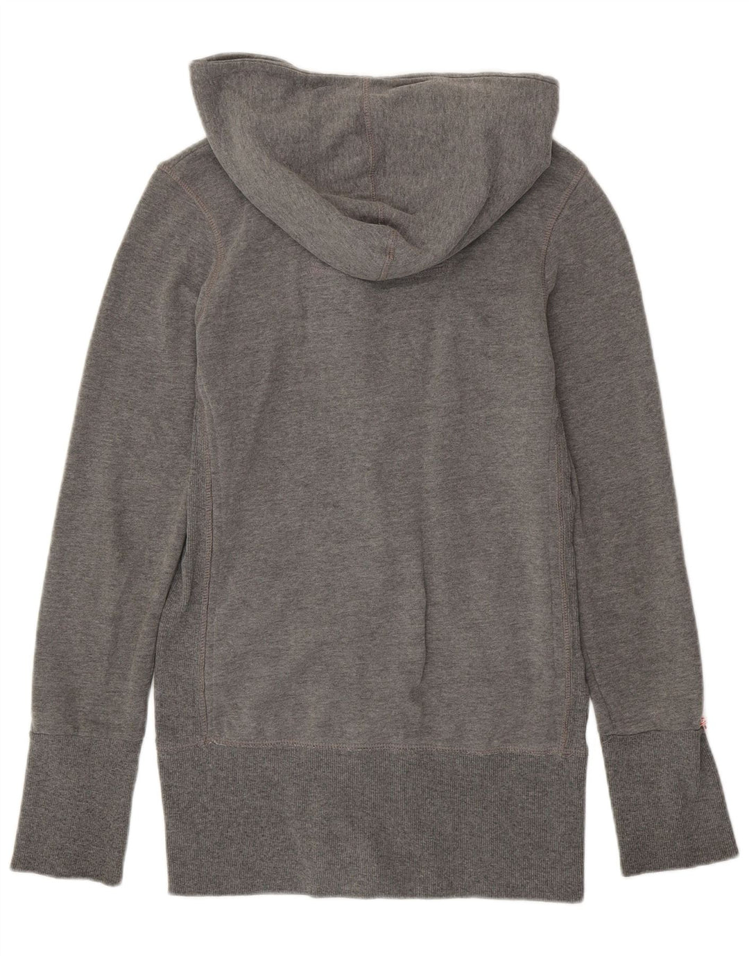 Giacca sportiva da donna con cappuccio Superdry UK 14 Cotone grigio medio
