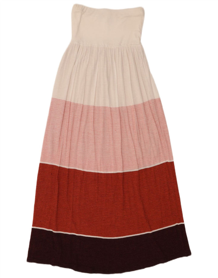 Abito senza spalline da donna Patrizia Pepe taglia unica a righe multicolore