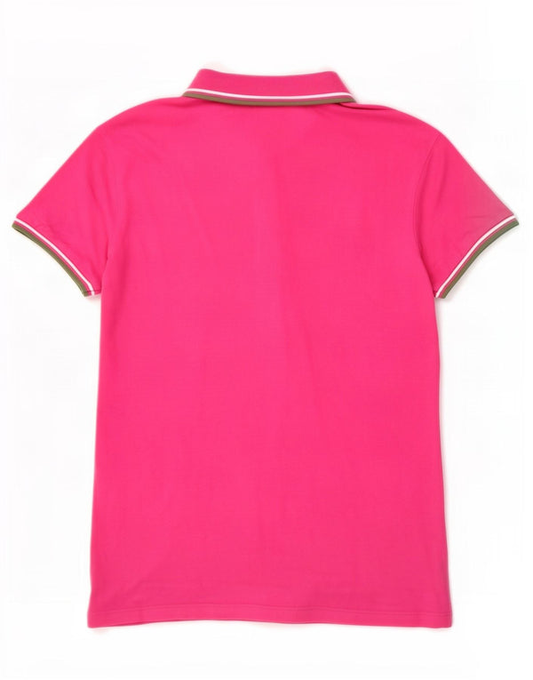 Polo Diadora Donna UK 14 Large Rosa Cotone