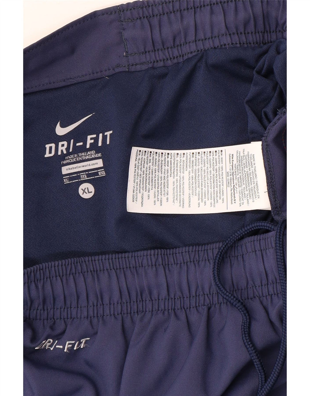 Pantaloncini sportivi Nike da uomo Barcellona XL in poliestere blu navy