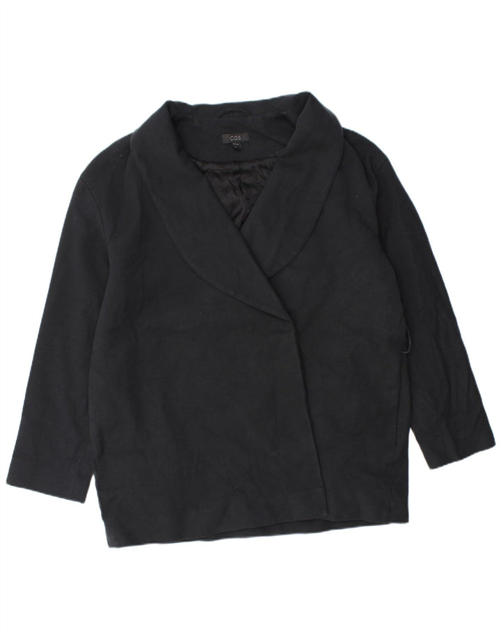 Giacca blazer aperta da donna Cos EU 42 grande acetato nero